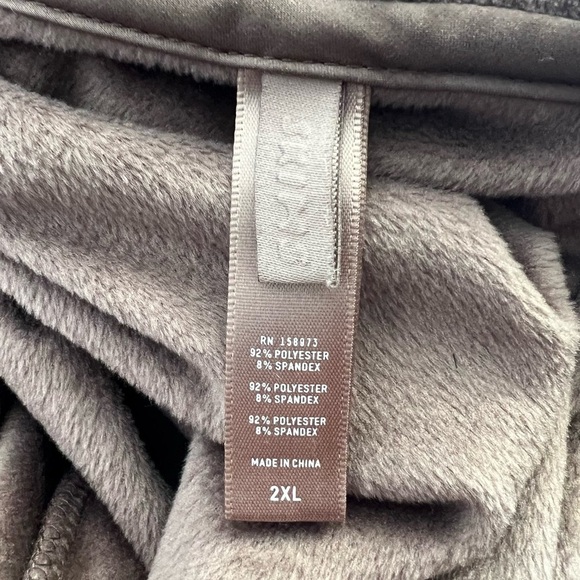 SKIMS Velour Set Amethyst Cropped Hoodie and High Waist Jogger Set 2XL - Picture 14 of 16